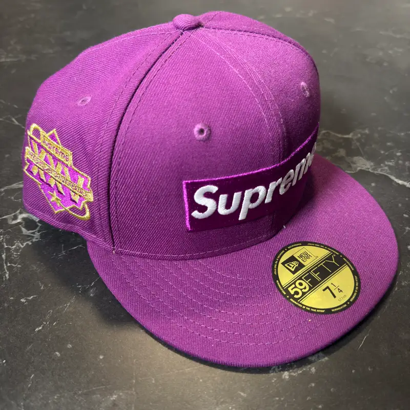 Supreme Championship Box Logo New Era Purple