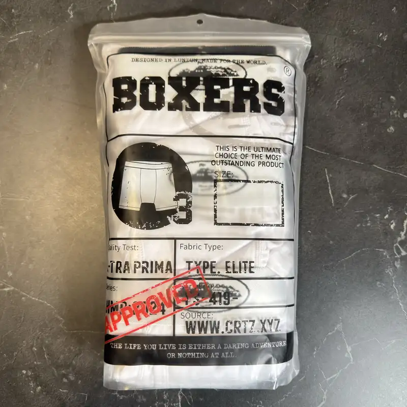 Corteiz 3 Pack White Boxers