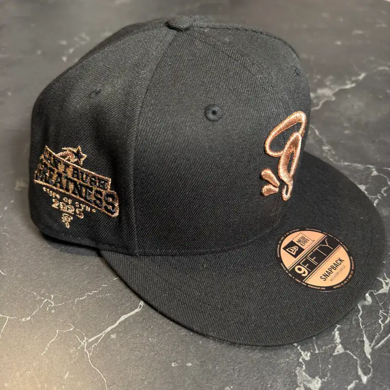 Synaworld New Era 9Fifty Snapback Cap Black/Rose Gold