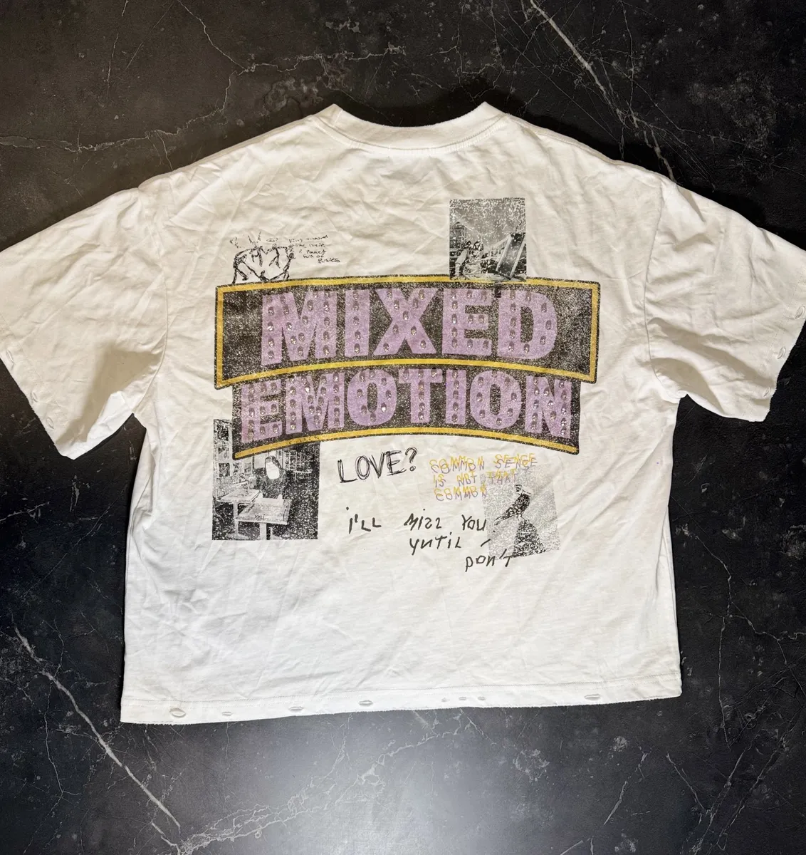 Mixed Emotions Lost Identity White Tee 2