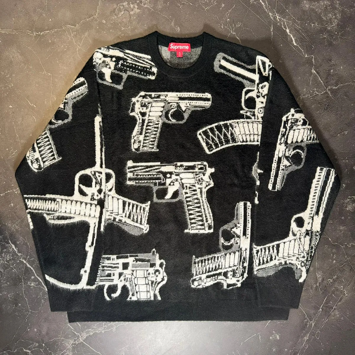 Supreme Guns Black Sweater