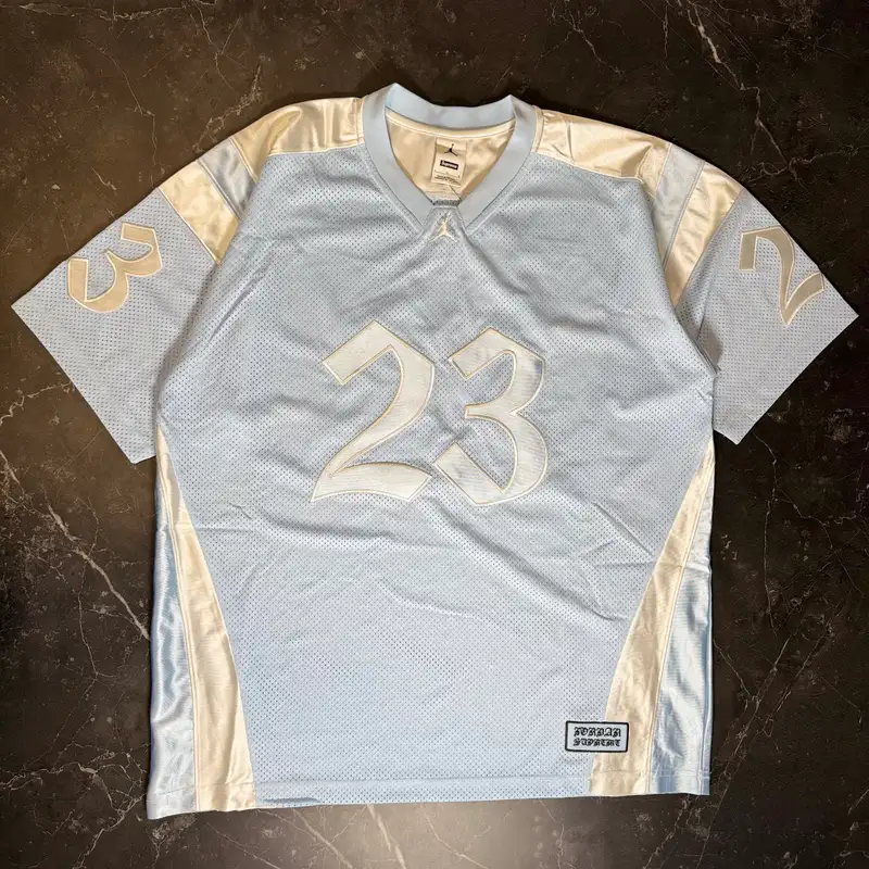 Supreme Jordan Jersey  Light Blue