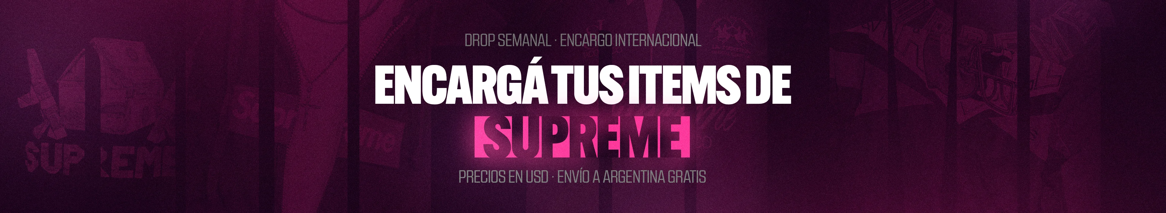 Encargá tu drop de Supreme